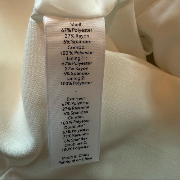 NWT New Likely Paz Mini Dress in White Sz 4 - Picture 6 of 7